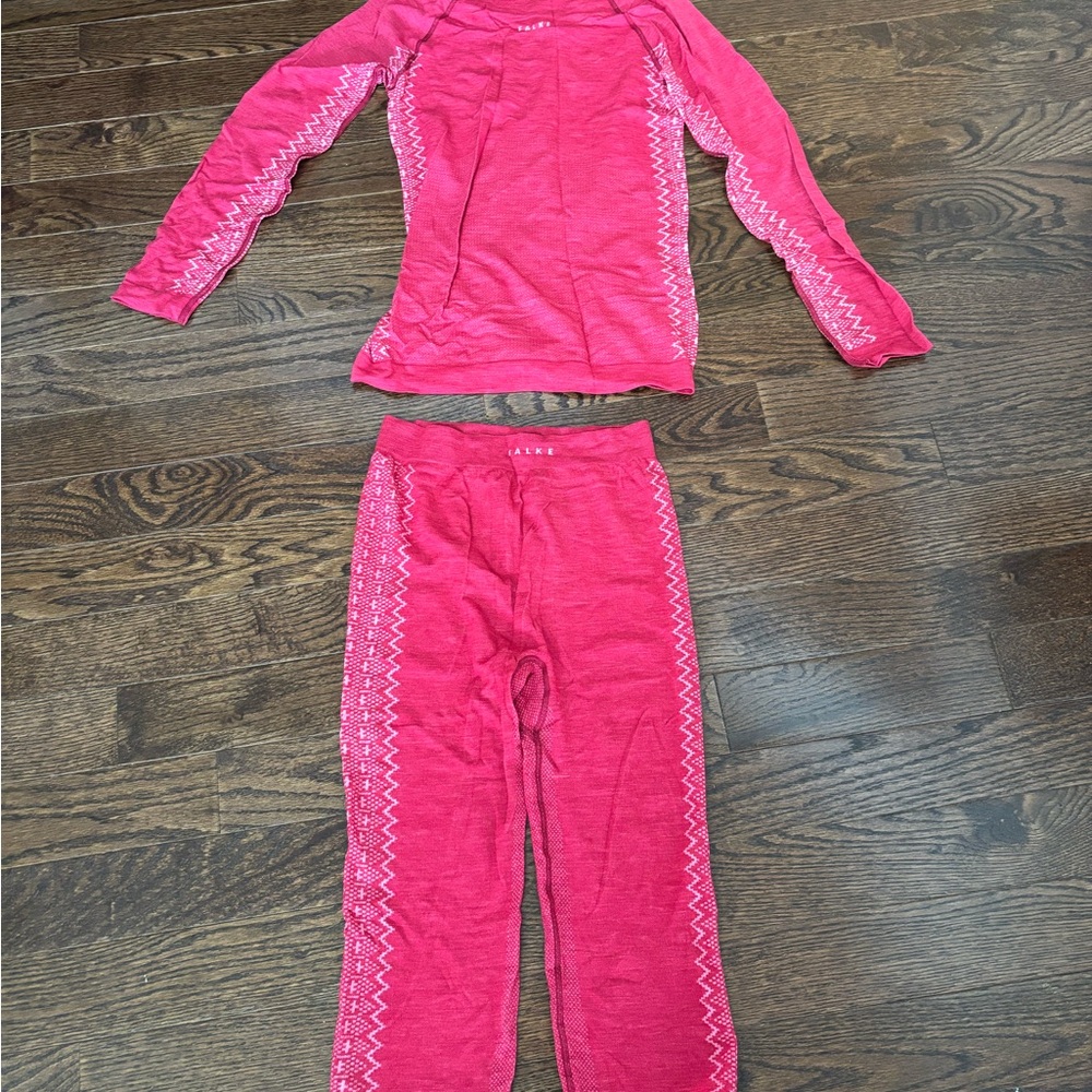 Falke base layer long sleeve and pants size XL